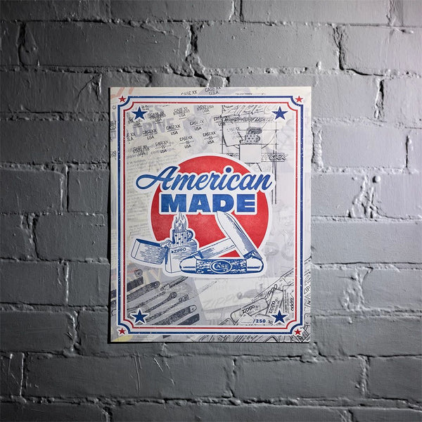 250th Anniversary American Made Poster – Zippo USA