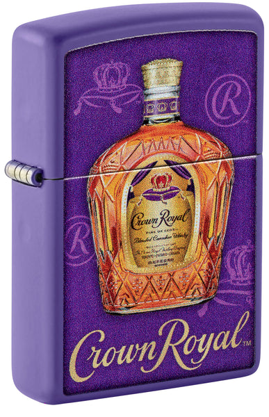 Crown Royal® Deluxe Design Purple Matte Windproof Lighter – Zippo USA