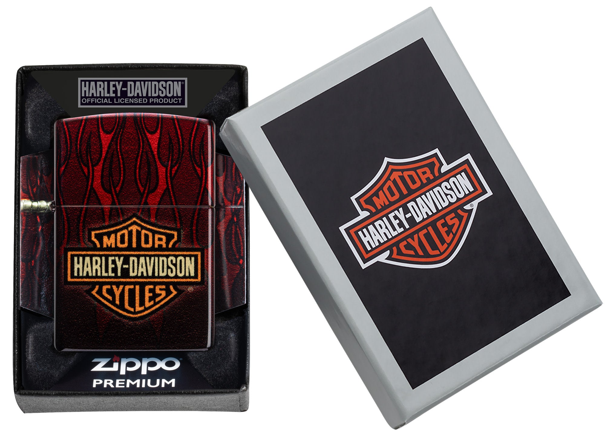 Zippo Harley-Davidson® 540 Tumbled Brass Windproof Lighter – Zippo USA