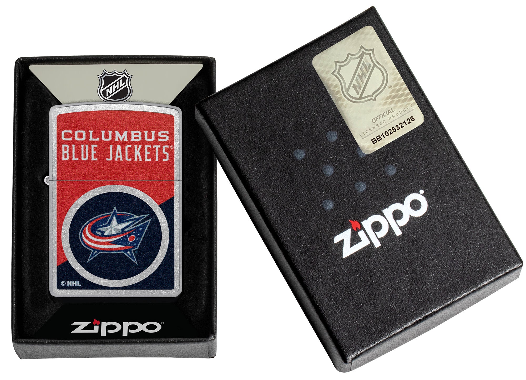 Columbus Blue Jackets® Colorblock Logo Design Street Chrome