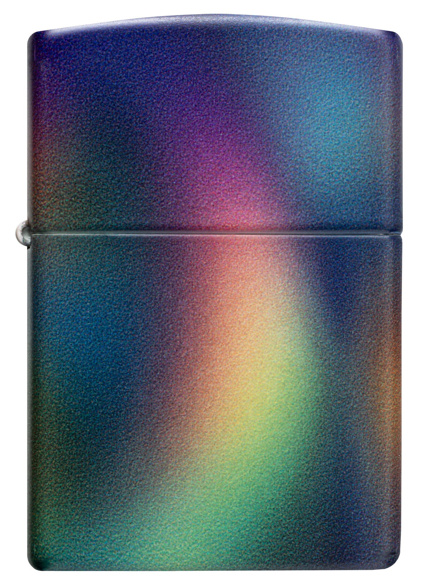 Front view of Zippo Prismatic Design 540 Matte Windproof Lighter.