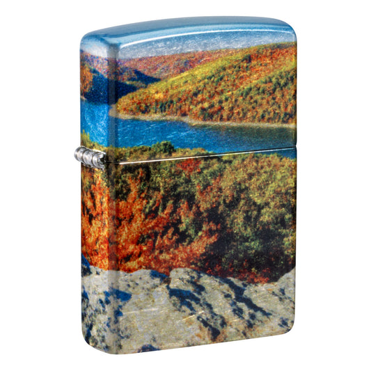Front View of the ZIP Exclusive: Allegheny Mountains Design at 3/4 angle
