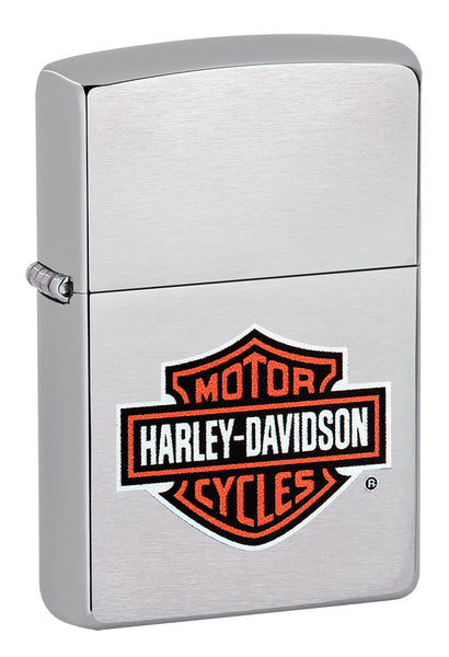 Harley-Davidson® Classic Chrome Logo Design Brushed Chrome