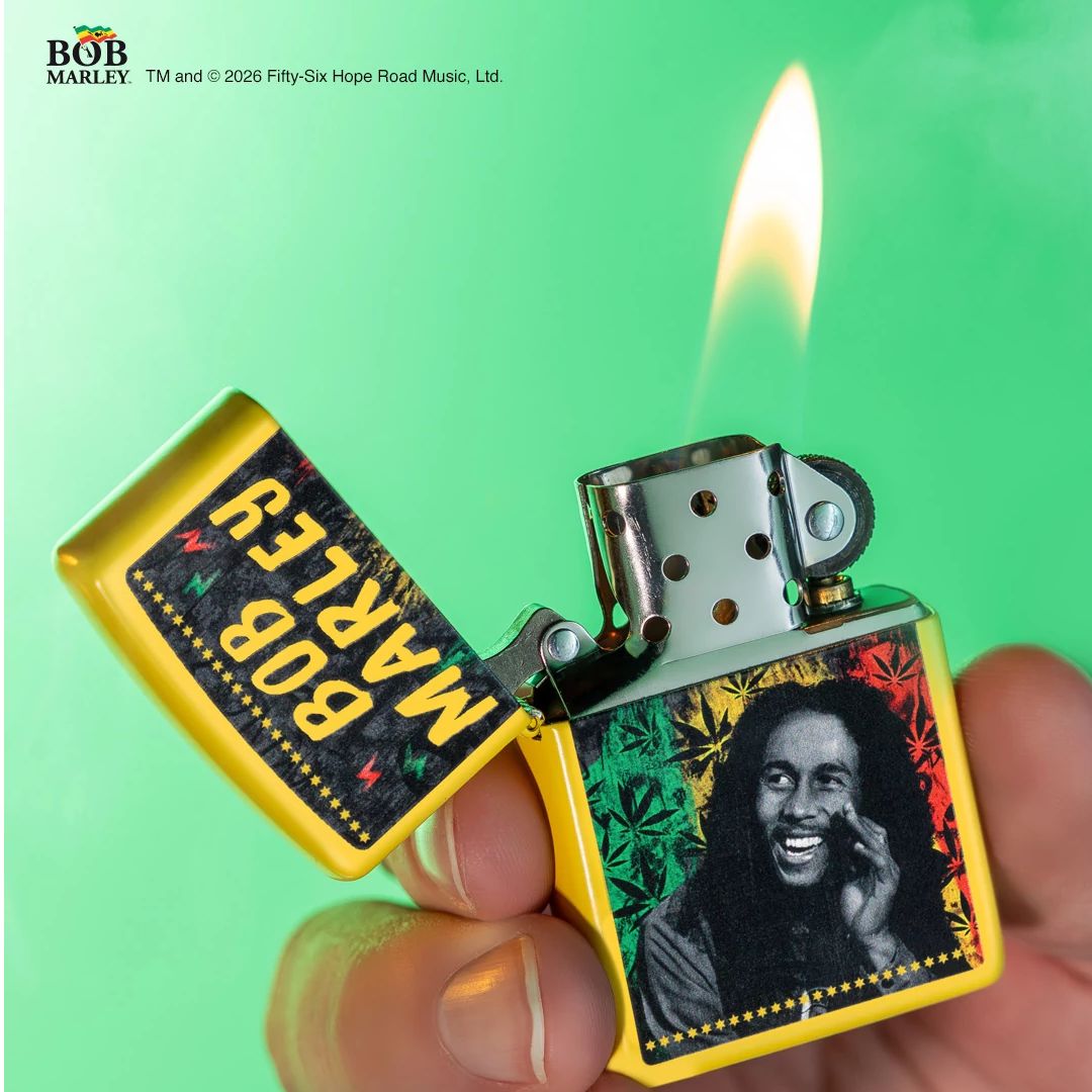 Zippo Bob Marley Sunshine Design Classic Sunflower Windproof
