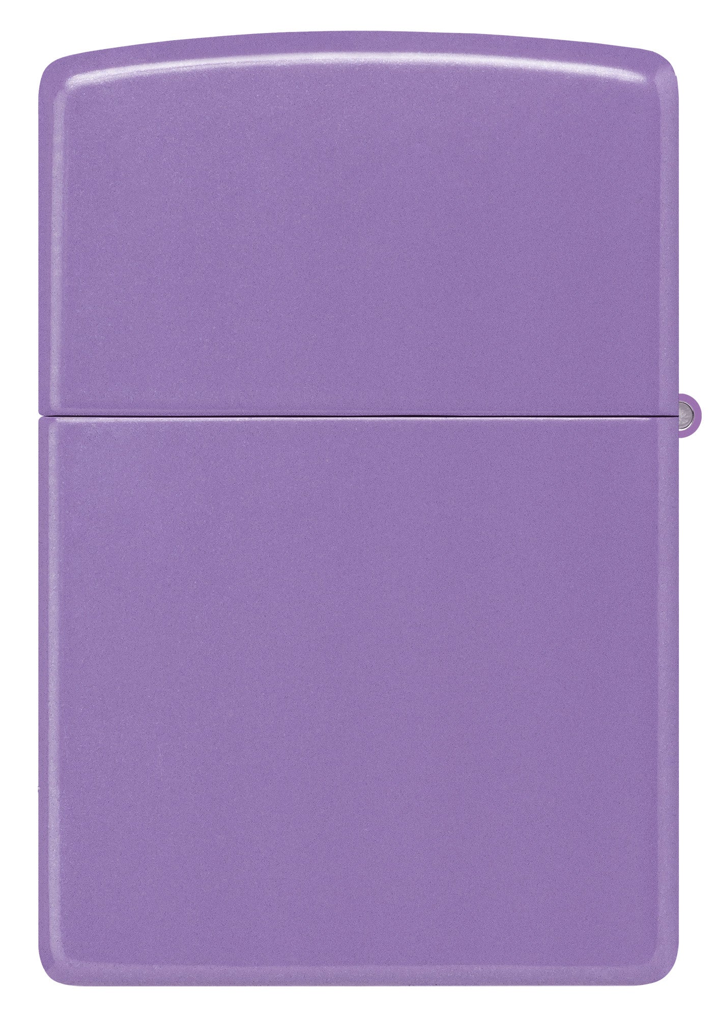 Back view of Zippo Classic Smoky Lavender Windproof Lighter.