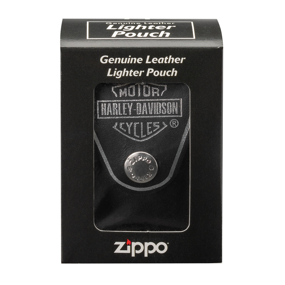 Zippo Genuine Leather Lighter Pouch - Harley Davidson - New