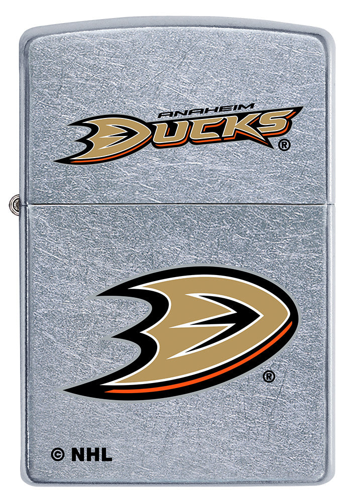 Front of NHL Anaheim Ducks Street Chrome™ Windproof Lighter