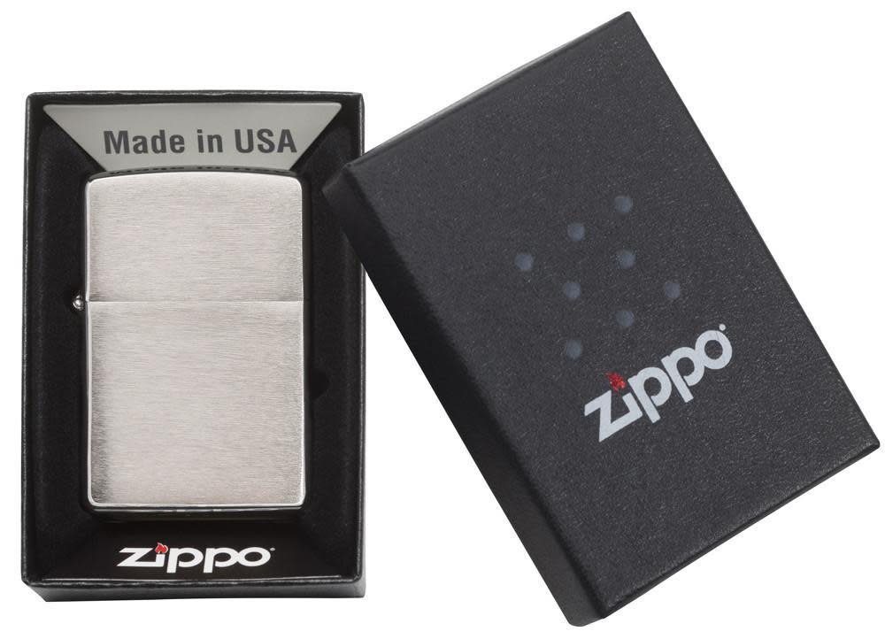 Zippo Classic Armor 162-000003, Brushed Chrome, lighter