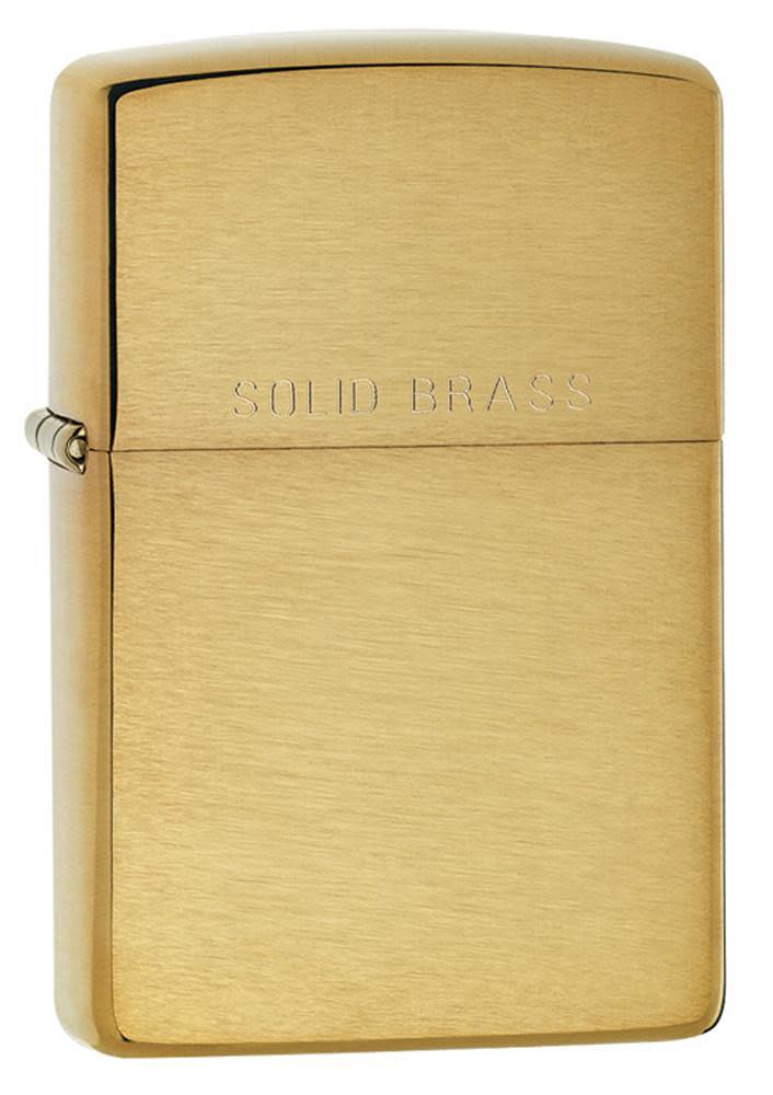 Classic Brushed Solid Brass Windproof Lighter | Zippo USA