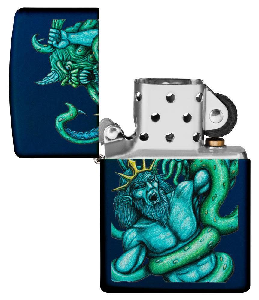 Navy Matte Sea King Design – Zippo USA