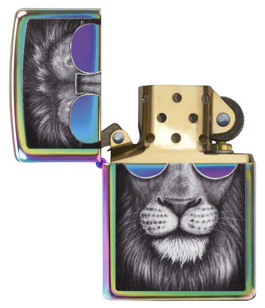 Lion in Sunglasses Spectrum Windproof Lighter – Zippo USA