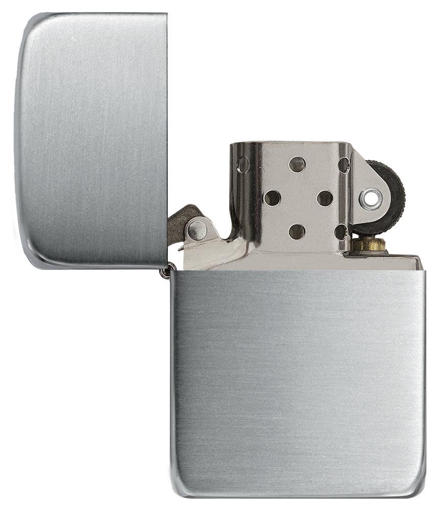 Hand Satin Sterling Silver 1941 Replica Lighter – Zippo USA