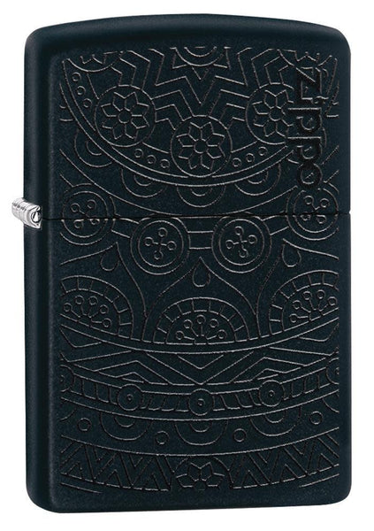 Black Matte Two Tone Design Windproof Lighter | Zippo USA