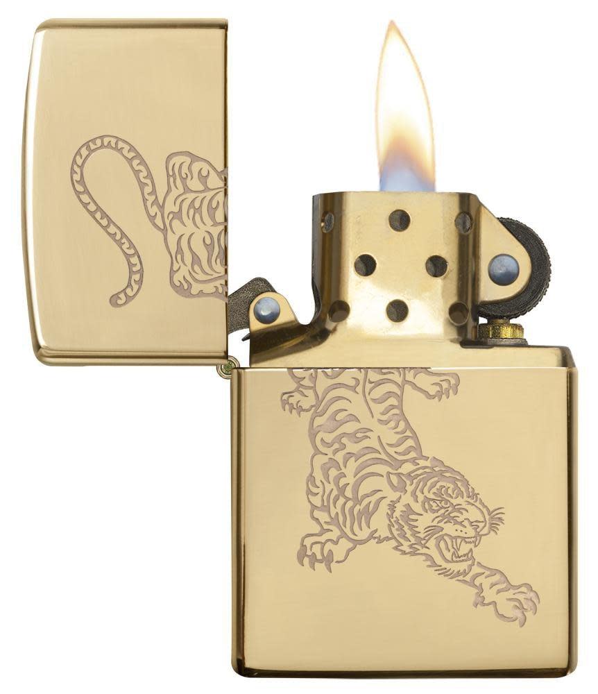 RARE WHITE TIGER ZIPPO LIGHTER New high quality with Blemish