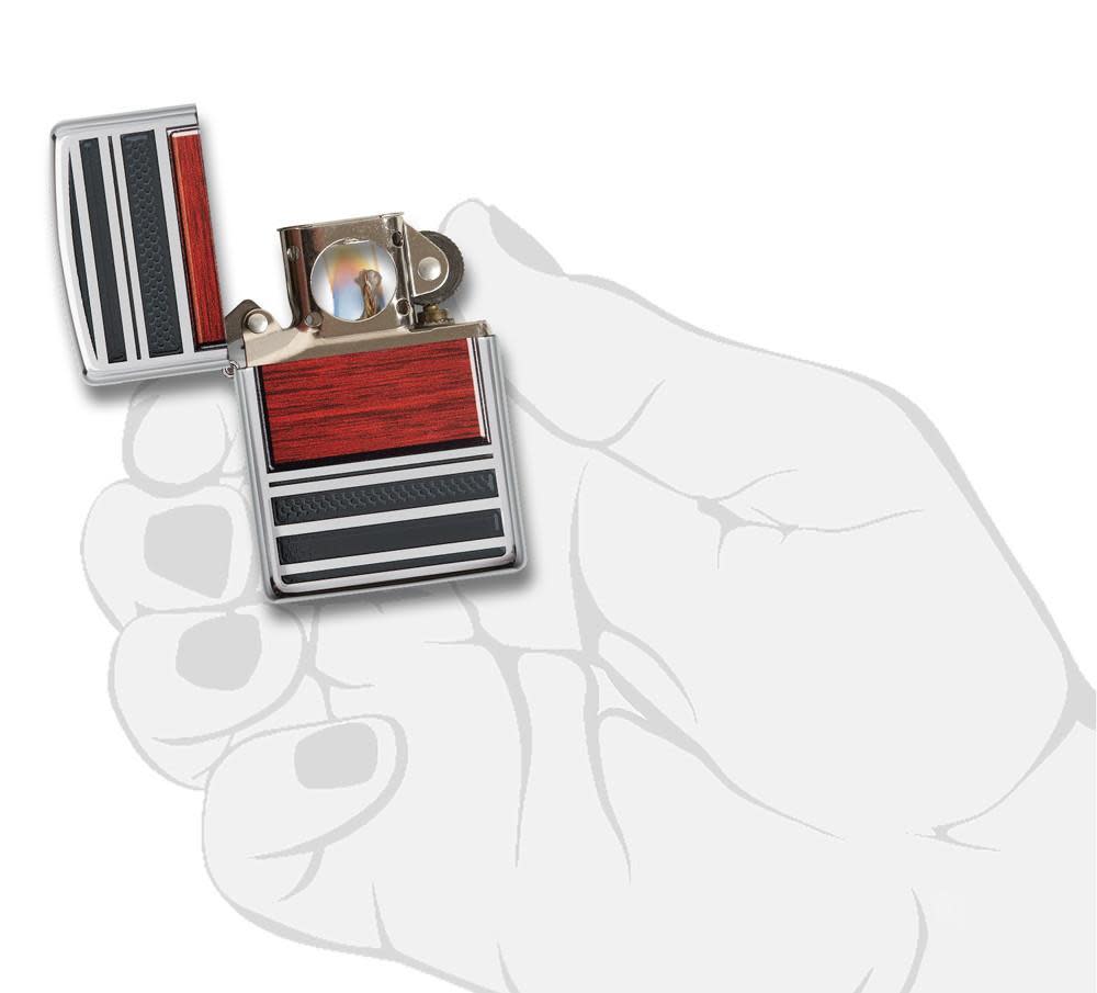 Buy Zippo Classic Metallic Red Logo Windproof Pocket Lighter Online Buy Zippo Classic Metallic Red Logo Windproof Pocket Lighter Online
