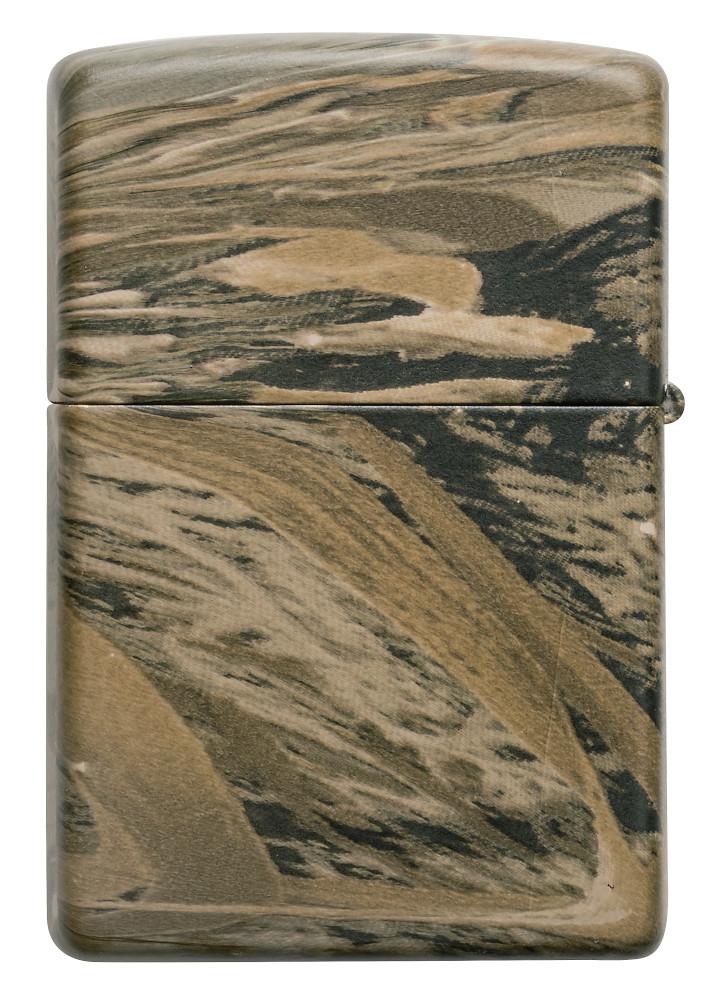 Back of Authentic Zippo Lighter - Realtree Pattern