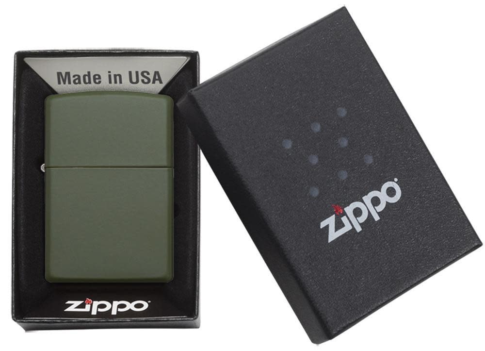 zippo アメスピ　グリーン Classic Green Matte Windproof Lighter – Zippo USA
