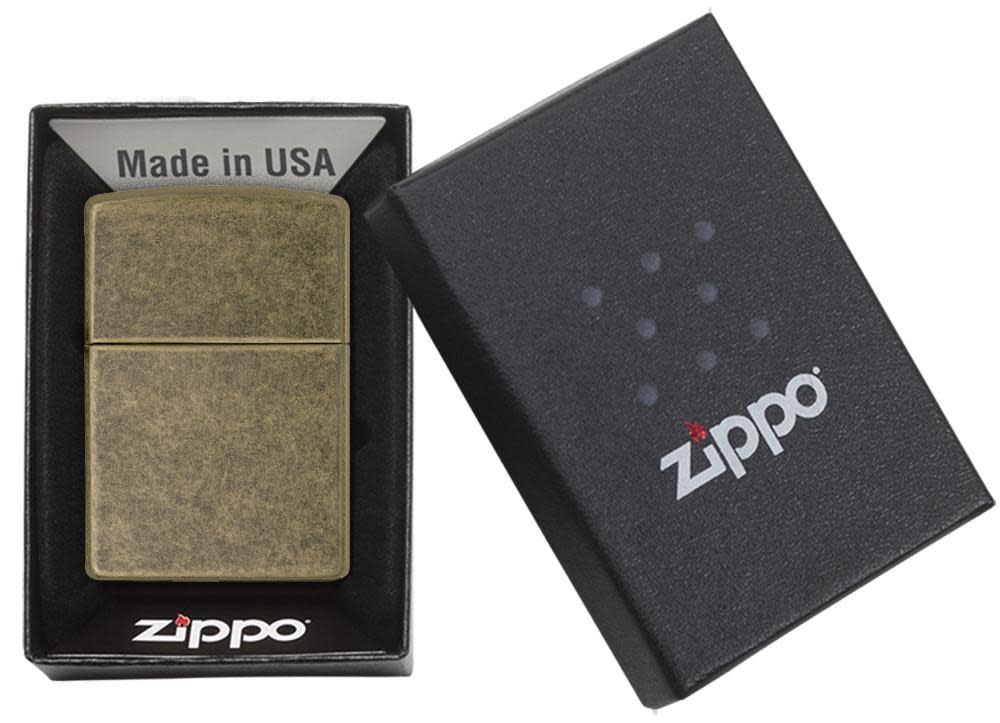 Classic Antique Brass Windproof Lighter – Zippo USA