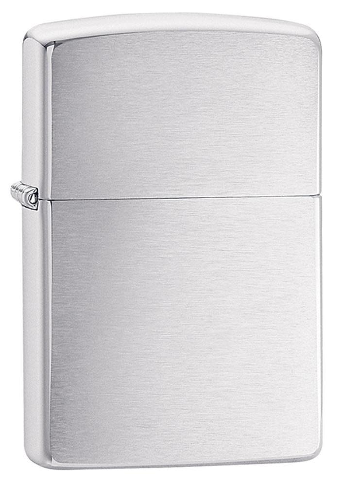 Classic Brushed Chrome Windproof Lighter