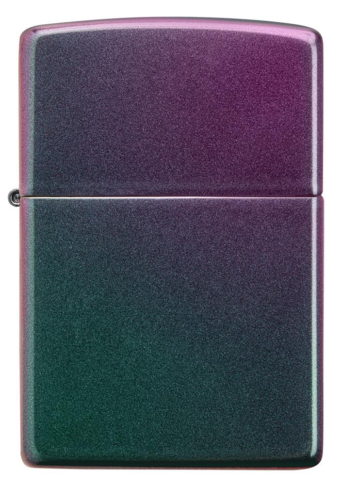 Front of Iridescent windproof lighter 