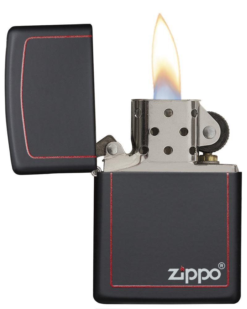 Aansteker Zippo Moto Flag Red & Black - Haddocks Lightershop