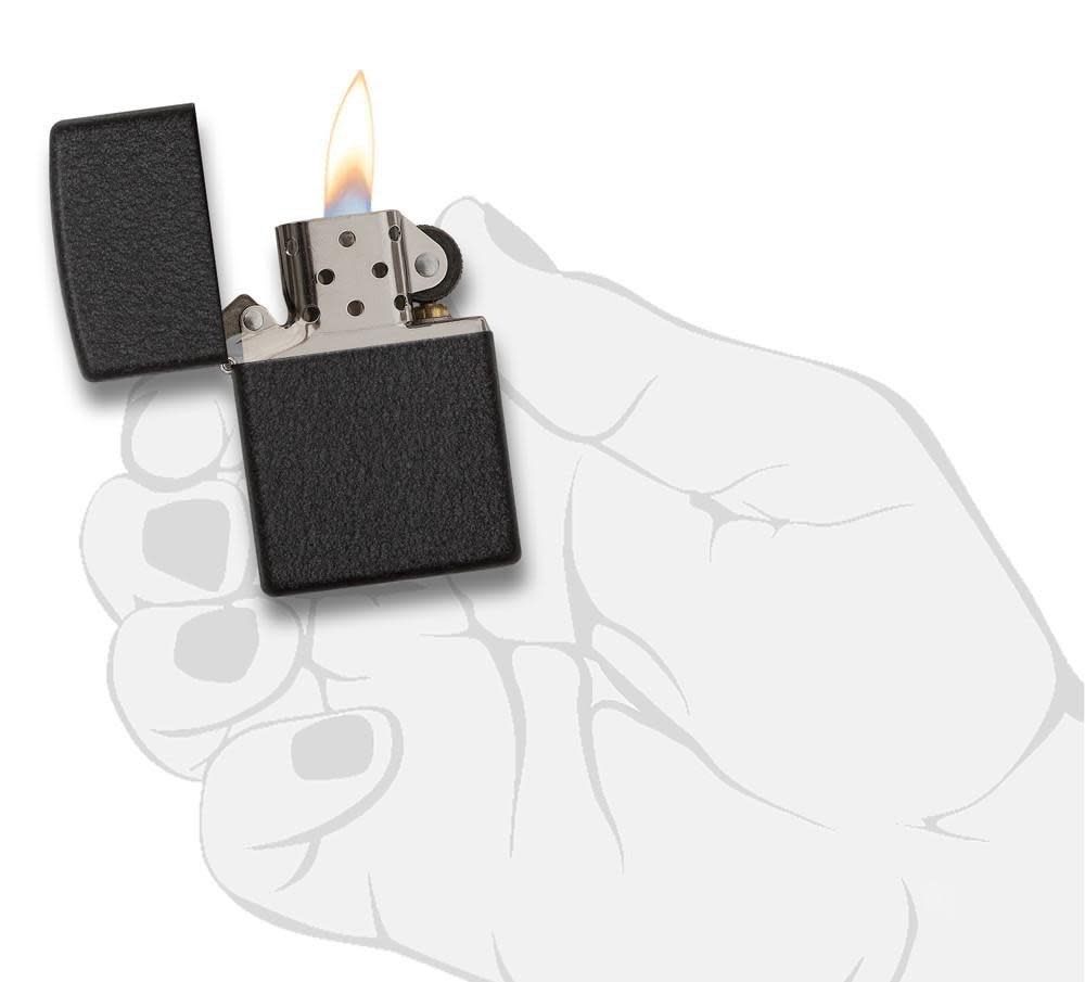 Classic Black Crackle® Windproof Lighter – Zippo USA