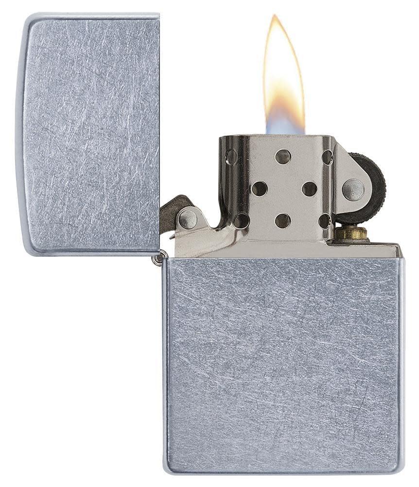 Visol Mate Checker Design 8oz Flask & Zippo Lighter Gift Set