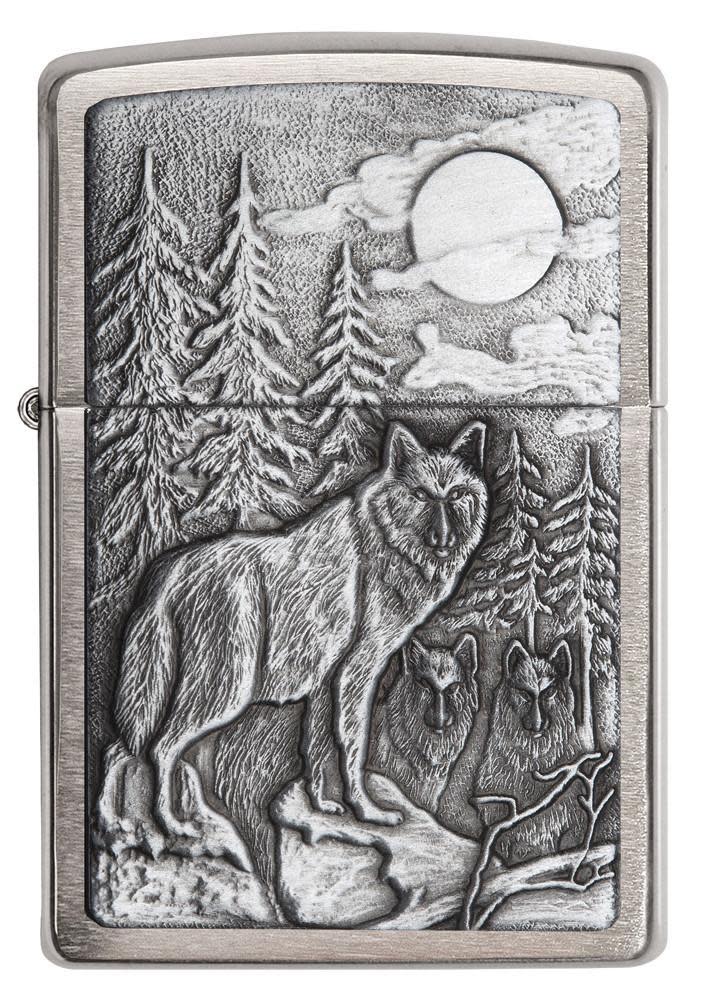 Front shot of Timberwolves Windproof Lighter