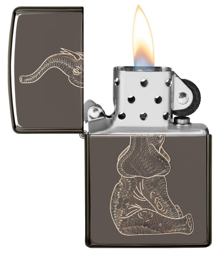 Zentangle Elephant Design Windproof Lighter – Zippo USA