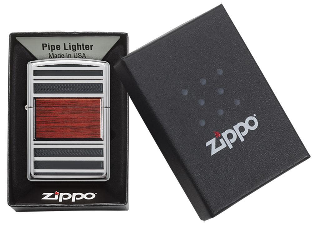Wood Pipe Emblem Windproof Lighter – Zippo USA