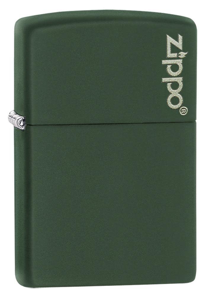 Classic Zippo Logo Green Matte Windproof Lighter | Zippo USA