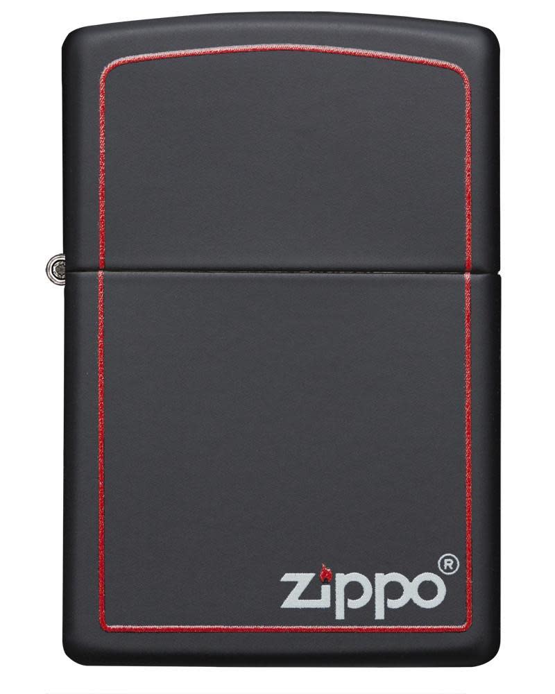 Aansteker Zippo Moto Flag Red & Black - Haddocks Lightershop