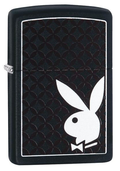 playboy cigarette lighter Timeless Spark Comes packaged in a gift box Playboy Dapper Rabbit Design Black