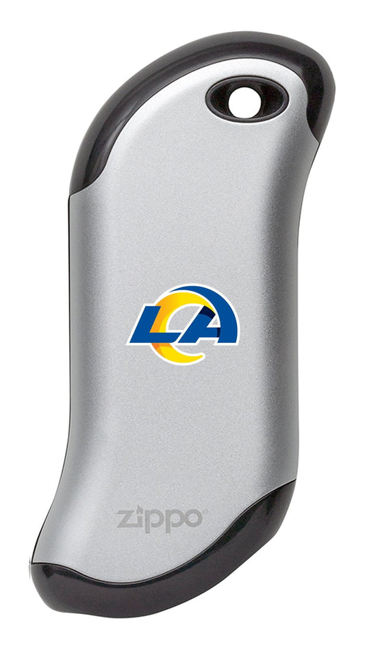 Silver NFL Los Angeles Rams: HeatBank 9s Rechargeable Hand Warmer