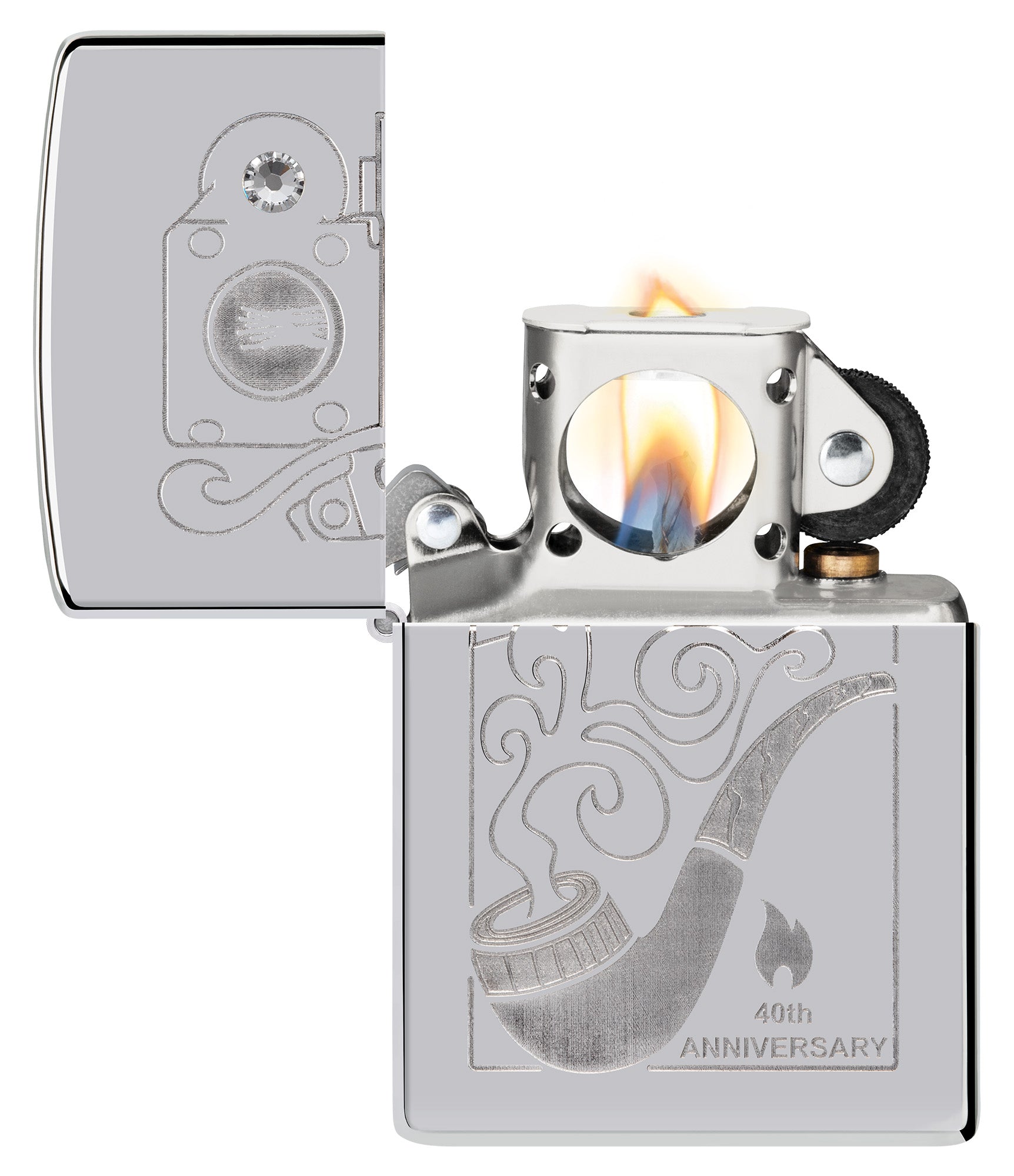 40th Anniversary Pipe Lighter Collectible - Pipe Design