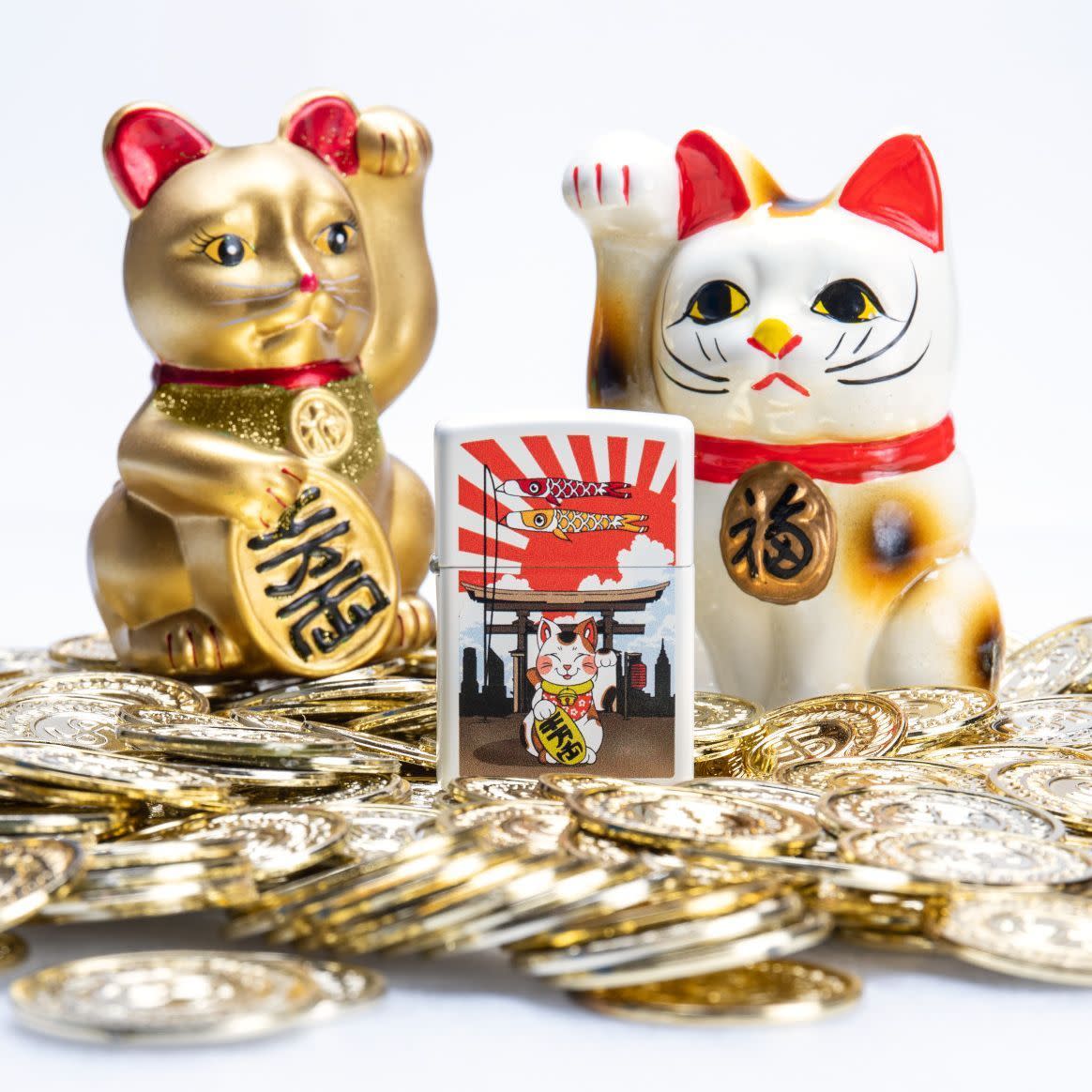 Zippo Sturmfeuerzeug – Big Cat Leopard Design Auf Mattweiß – Nachfüllbar, Windfest & In Geschenkbox – Made In USA