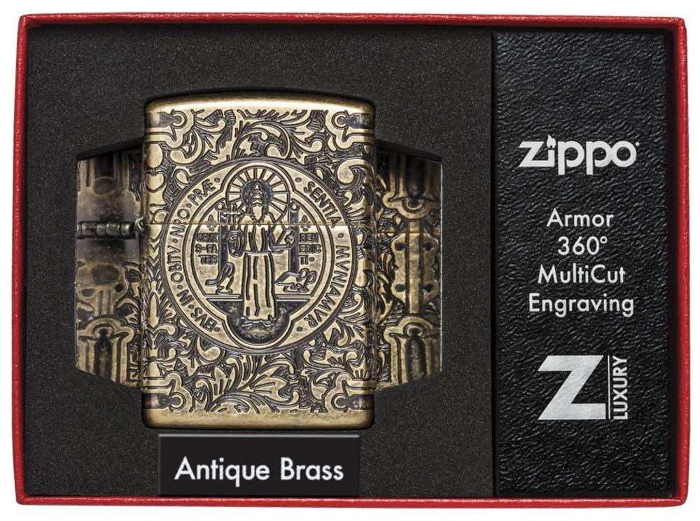 St. Benedict Design Windproof Lighter – Zippo USA