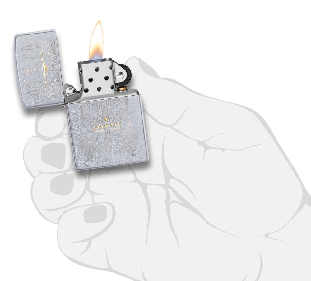 Zippoライター 装飾的デザイン USA製 Sword Design Windproof Lighter – Zippo USA
