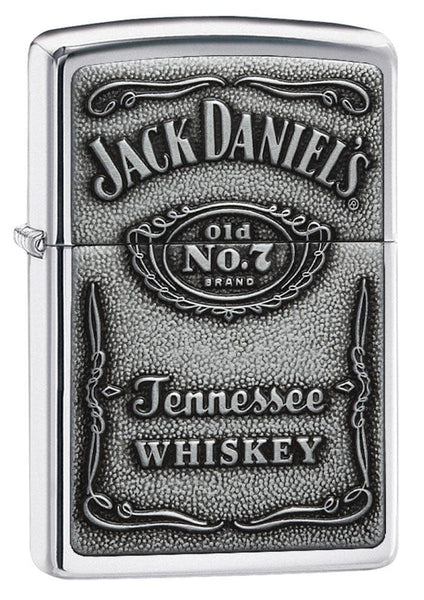Achat en ligne de briquet zippo label silver 1310011, Zippo Jack Daniels