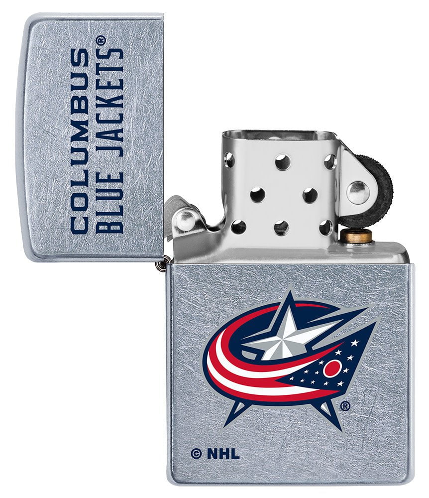 専用ページブルマリン　ジャケット美品 Columbus Blue Jackets® Logo Design Street Chrome Windproof Lighter