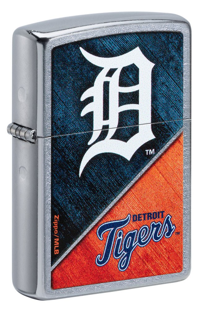 MLB® Detroit Tigers™ Street Chrome™ Windproof Lighter