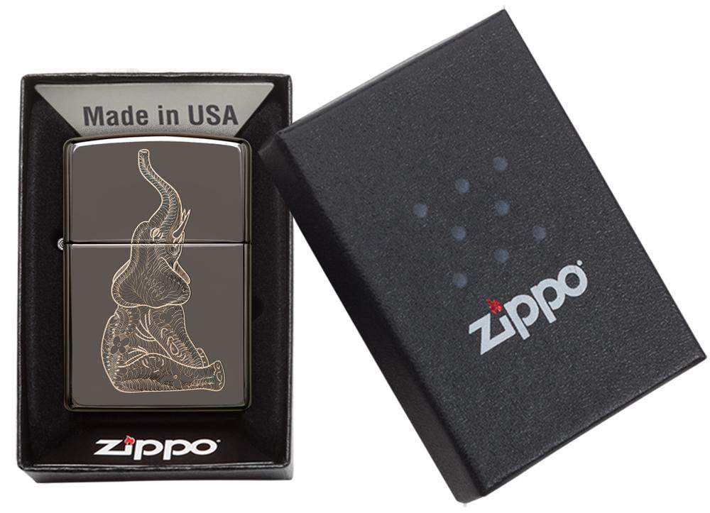 Zentangle Elephant Design – Zippo USA