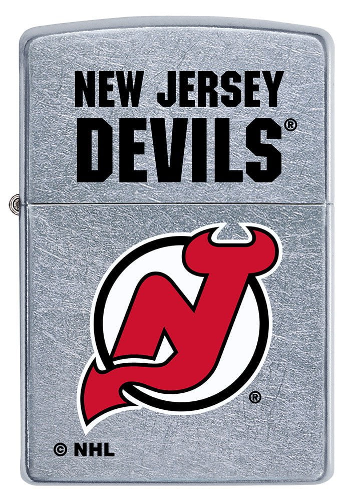 New Jersey Devils® Logo Design Street Chrome Windproof Lighter