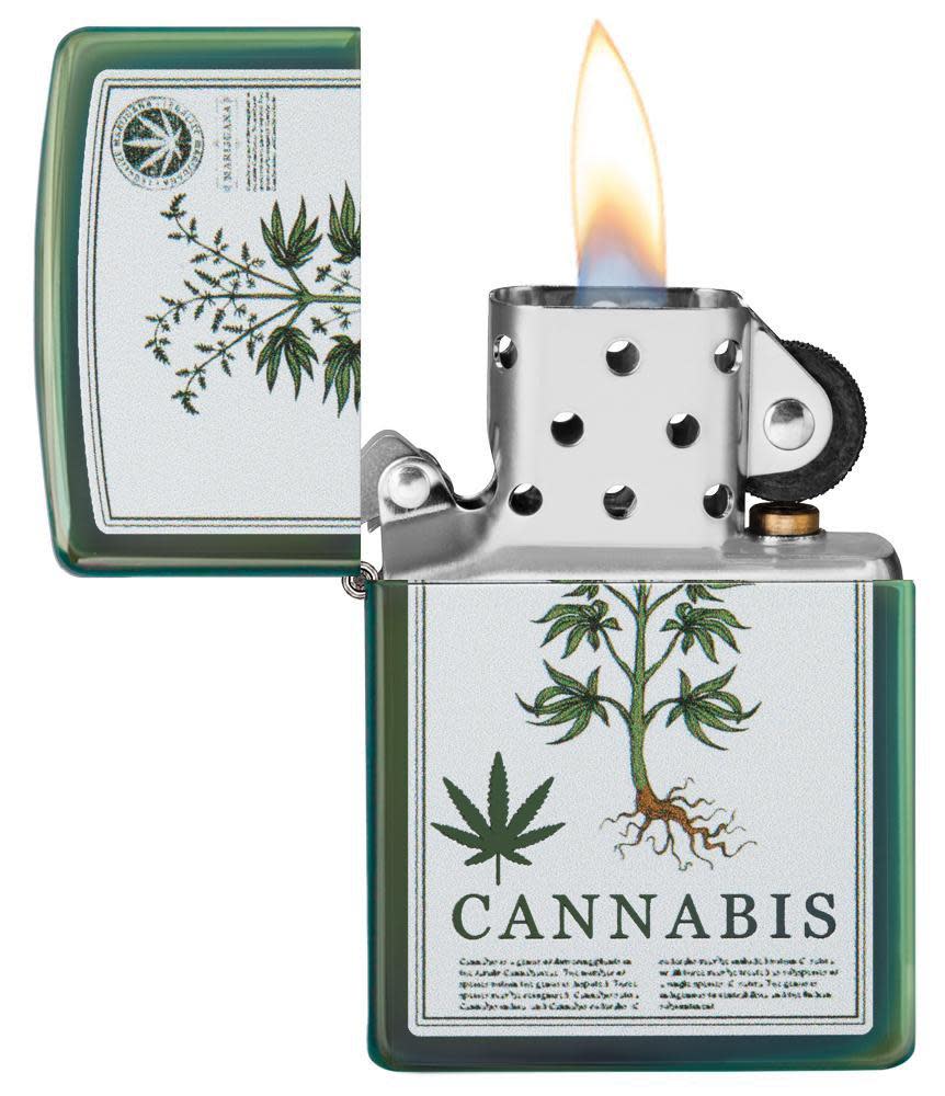 Cannabis weed zippo popular