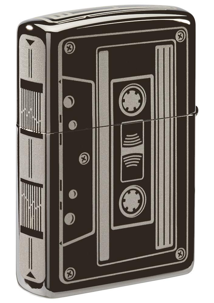 ZIPPO カセットテープデザイン Zippo Neon Cassette Design Frequency Windproof Lighter