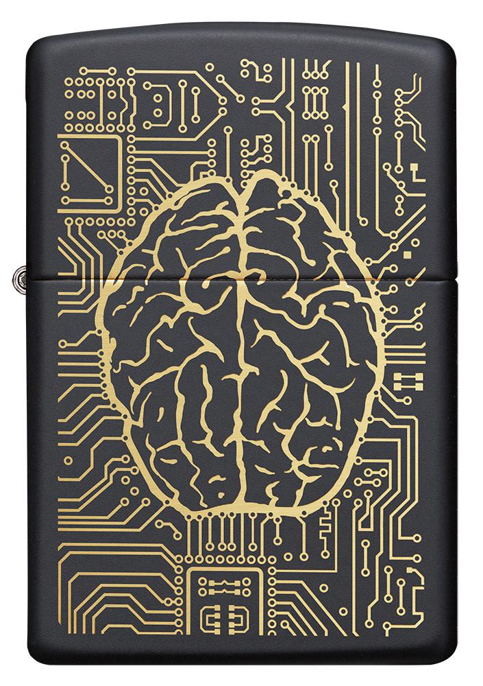 置物 A.I Artificial Intelligence Black Matte Windproof Lighter – Zippo USA