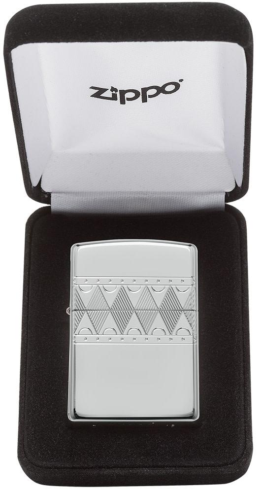 Armor® Sterling Silver Diamond Pattern Design Windproof Lighter