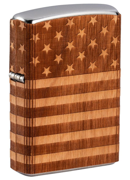 WOODCHUCK USA American Flag Wrap Windproof Lighter | Zippo 