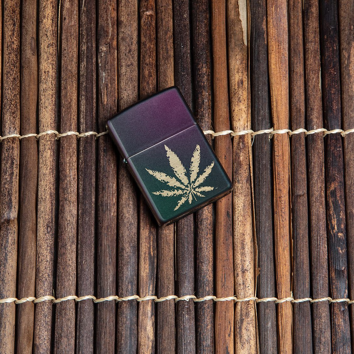 Cannabis weed zippo popular