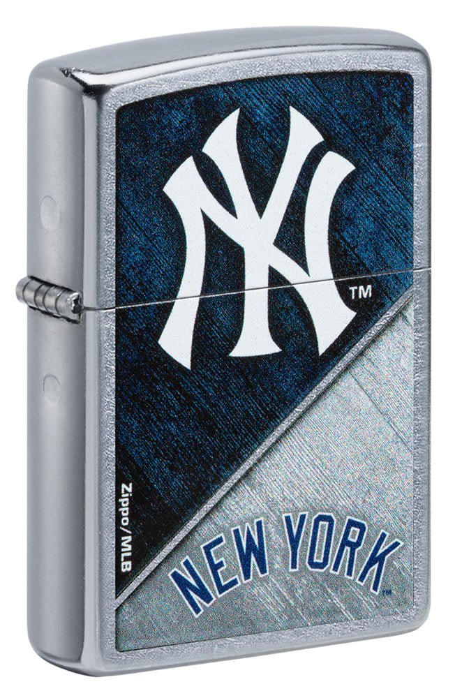 MLB® New York Yankees™ Street Chrome™ Windproof Lighter | Zippo USA